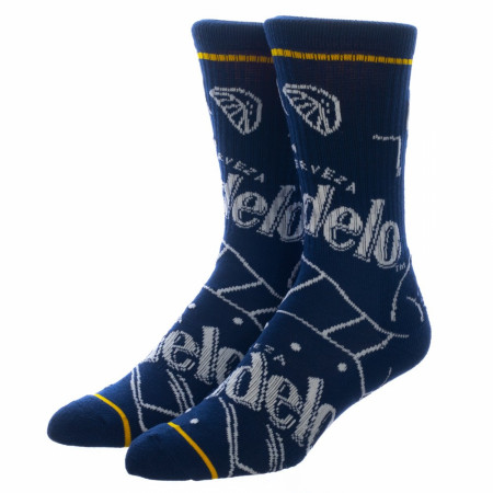 Modelo Especial Symbols and Branding 3-Pair Pack of Crew Socks